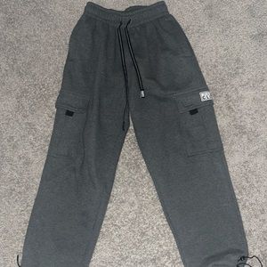 Gray PROCLUB sweatpants size small